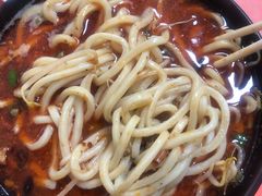 麻辣面自己放的辣椒-晓军麻辣面馆