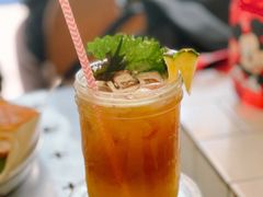 菠萝紫苏冰茶-野草莓自由市场