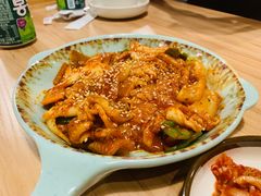 泡菜炒鱿鱼-쌍화점 霜花店·朝鲜族料理(徐家汇店)