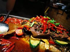 毛血旺烤鱼-探鱼·鲜青椒爽麻烤鱼(领展购物广场店)