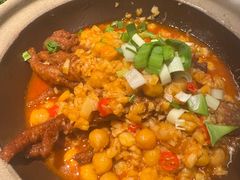 蒜香鹰嘴豆虎皮鸡爪煲-塔哈尔·新疆盛宴(复地活力城店)