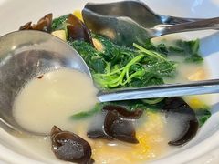 鱼汤时蔬-北京泰富酒店-柏景轩中餐厅