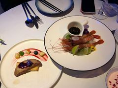 自制法式鹅肝酱佐以蓝莓汁-天玑高空江景餐厅&酒吧Sky Secret Restaurant&Bar