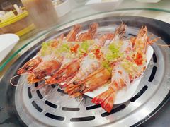 蒜蓉粉丝蒸青岛大虾-船梆煮•蒸汽海鲜·炉火烤肉(五四广场店)