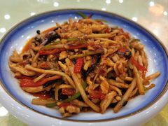 鱼香鸡丝-普天和酒楼·新津菜·烤鸭(天津之眼店)
