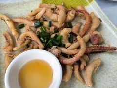 椒盐鱿鱼-车路士海鲜餐厅·本地人常驻·鲜捞现做(汕头南澳店)