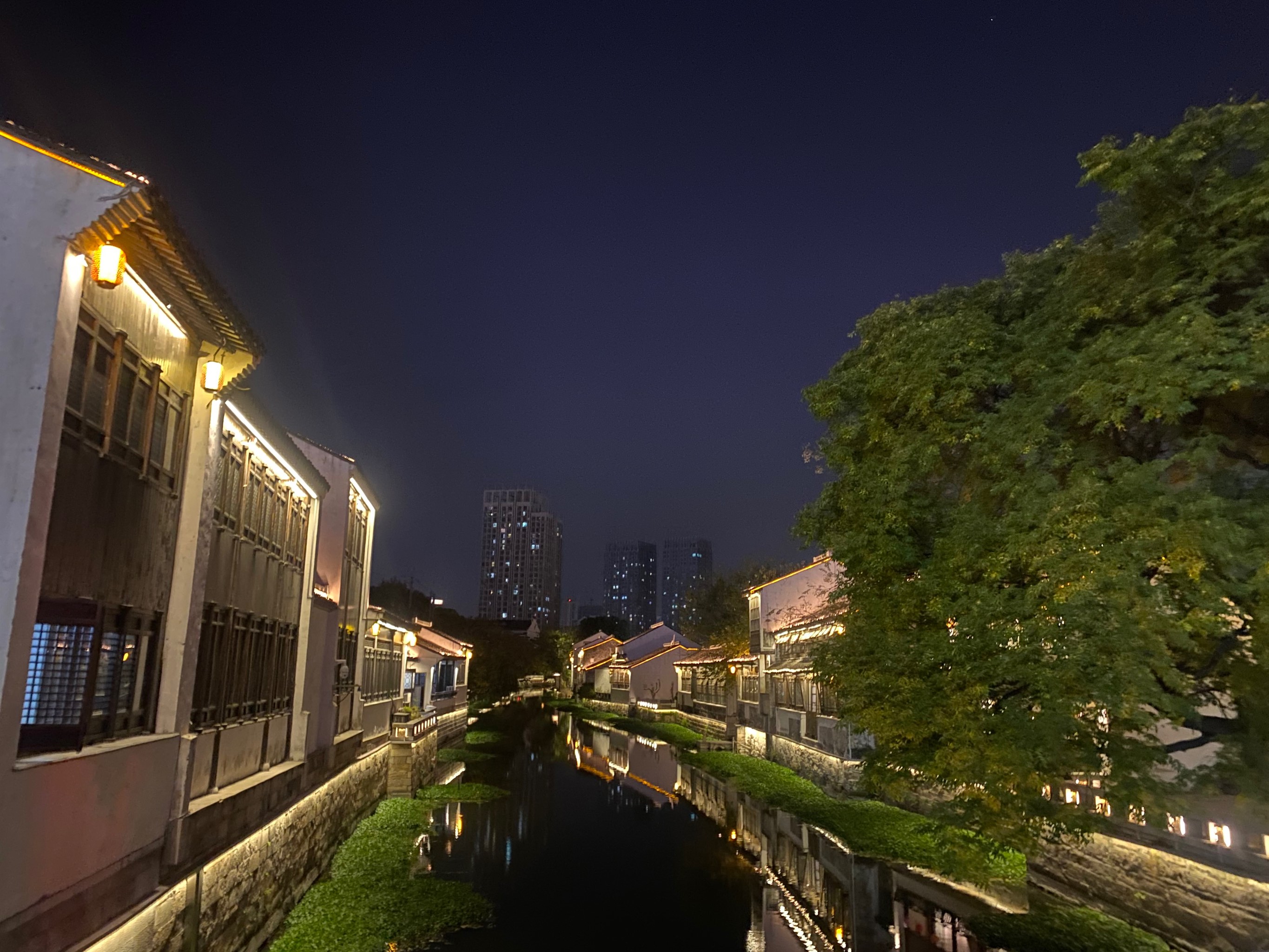 常州青果巷夜景图片