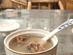 鲜莲藕绿豆排骨汤-田园印象·成都土菜院子(华阳店)