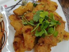 椒盐南瓜-莲华素食府
