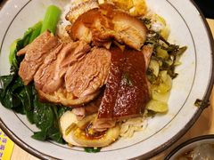 鹅肉双拼五花肉-狮头牌卤味研究所·卤味饭(花城汇南区店)