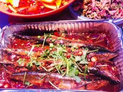 锡纸秋刀鱼-大哈福烧烤·海鲜·家常菜(延安三路店)