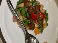 黑椒爆炒雪花牛肉粒-皇朝会.经典传统粤菜(外滩店)