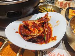 -草家酱蟹炭火烤肉店(珲春南路一店)