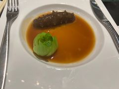 鲍汁扣辽参-彩丰楼中餐厅·早茶·点心·粤菜(海口华彩洲际酒店)