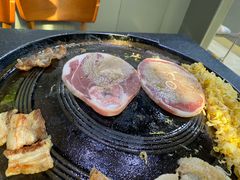 烤羊腿切片-海花锅盖烧烤店(怡馨家园店)