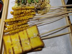 -山野的朋友露营炭火烤肉