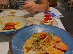 芝士蘑菇鲜虾意大利面-BE BRIGHT KITCHEN(正佳广场店)
