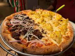 榴莲拼牛肉双拼披萨-1861意大利餐厅(来福士店)