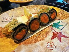 和牛海胆手卷寿司-老乾杯和牛烧肉(王府中环店)