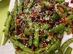 干煸豆角-大眼锅贴水饺(河东店)