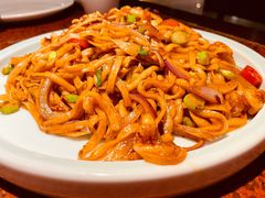 肉丝豆角焖面-绿茶餐厅(华联万柳店)