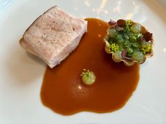 法国黑毛猪伴青豆挞配芥末汁-Caprice(香港四季酒店)