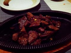铁板牛肉粒-悦和餐厅(CBD玉米楼店)