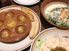 奶香鸡肉焗菠菜-萨莉亚意式餐厅(杭州滨江天街店)