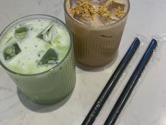 抹茶拿铁-Fridi Patisserie Cafe
