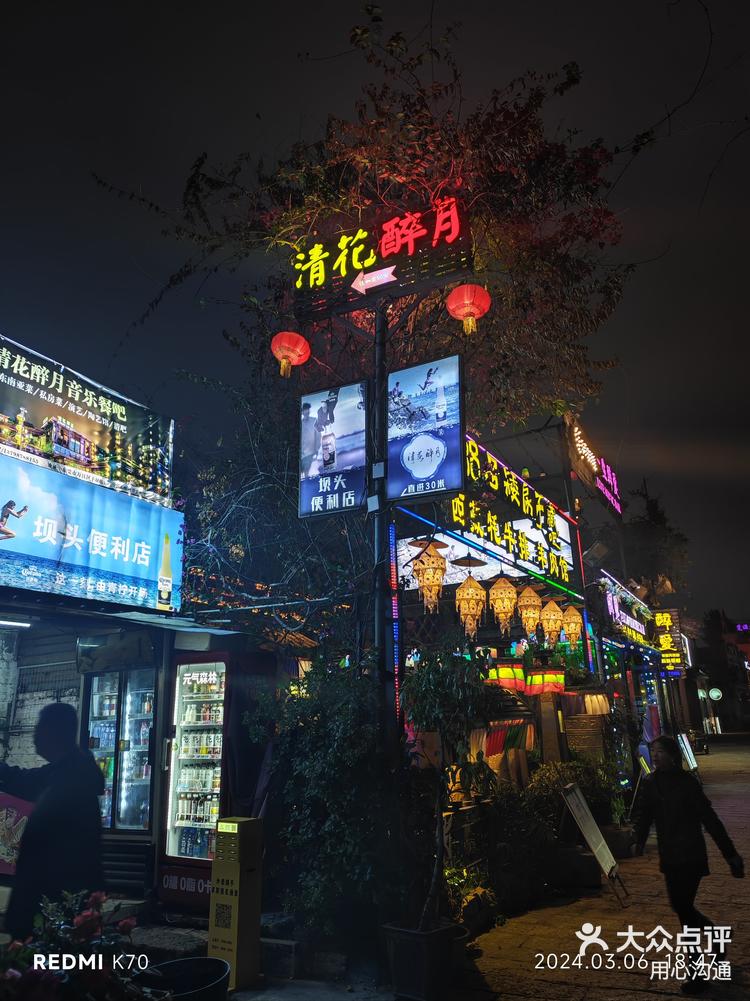 清花醉月美丽的夜景太迷人了