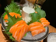 厚切深海三文鱼刺身-万岁寿司(天河领展店)
