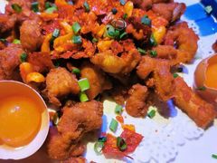 辣酥鸡拼芒果蛋-胡桃里音乐酒馆(仓山万达店)