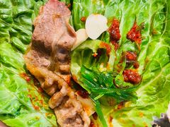 -明洞阿姨·韩式酱蟹烤肉·创意料理(三元桥店)