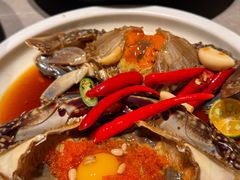 草家招牌酱油蟹-草家酱蟹炭火烤肉店(珲春南路一店)