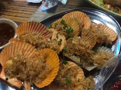 蒜蓉粉丝蒸小扇贝-四川人郑霞海鲜