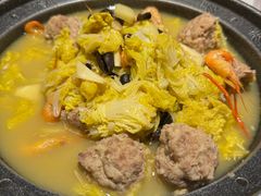 肉圆三鲜锅-阿露佳·舌尖上的安吉菜