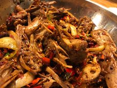 主打的干锅鸭头-安诚居干锅鸭头(八角店)