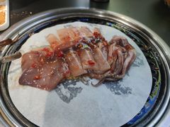 秘制鲜鱿鱼-牛味道炭火烤肉(湖前总店)