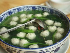菠菜鱼丸汤-渔家颂歌渔家味道(青石路店)