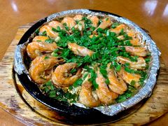 铁板虾-洪福饭店·十八年老店