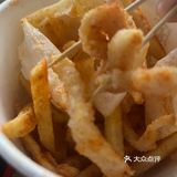[种草][种草]鸡柳+年糕+薯条！碳水的快乐！[惊叹][惊叹]
