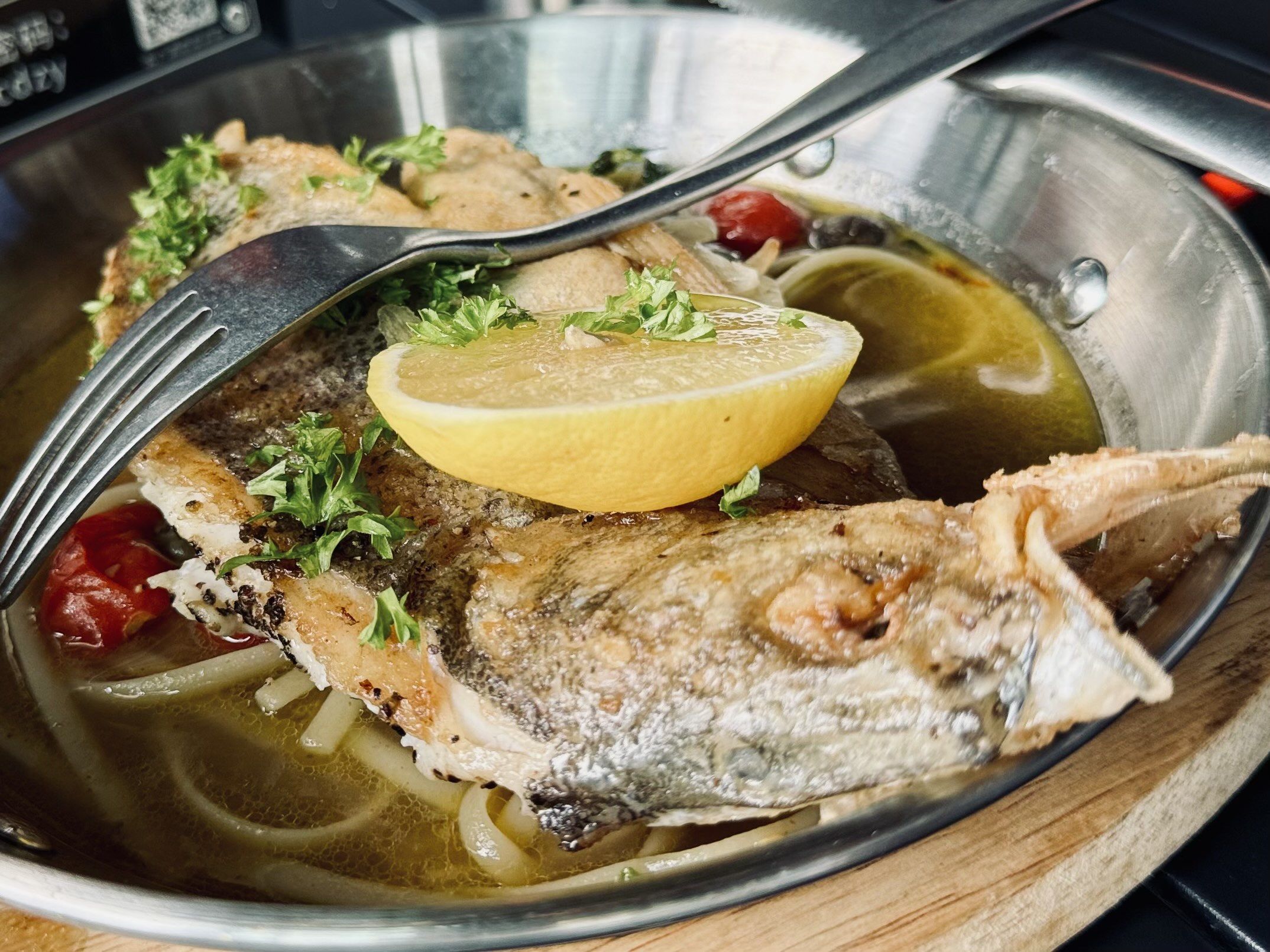 香煎意式海鲈鱼