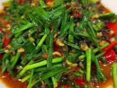 韭菜炒螺肉-老虎土菜馆·农家土菜