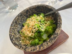 广东菜心炒虾皮-野蔓果·山野菜(西湖景区·龙井茶田店)