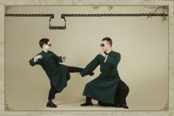 -时光纪亲子全家福照相馆(静安店母女写真父母纪念照)