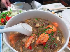 对虾鲍鱼粉丝煲-姚江春中餐厅·太平洋大酒店