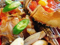 -草家酱蟹炭火烤肉店(珲春南路二店)