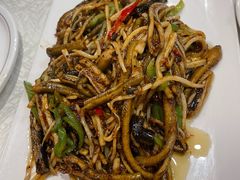 茭白炒鳝丝-丁老爷子苏香圆