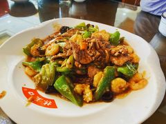 炒虾仁腰花-抹直口特色菜馆(一店)