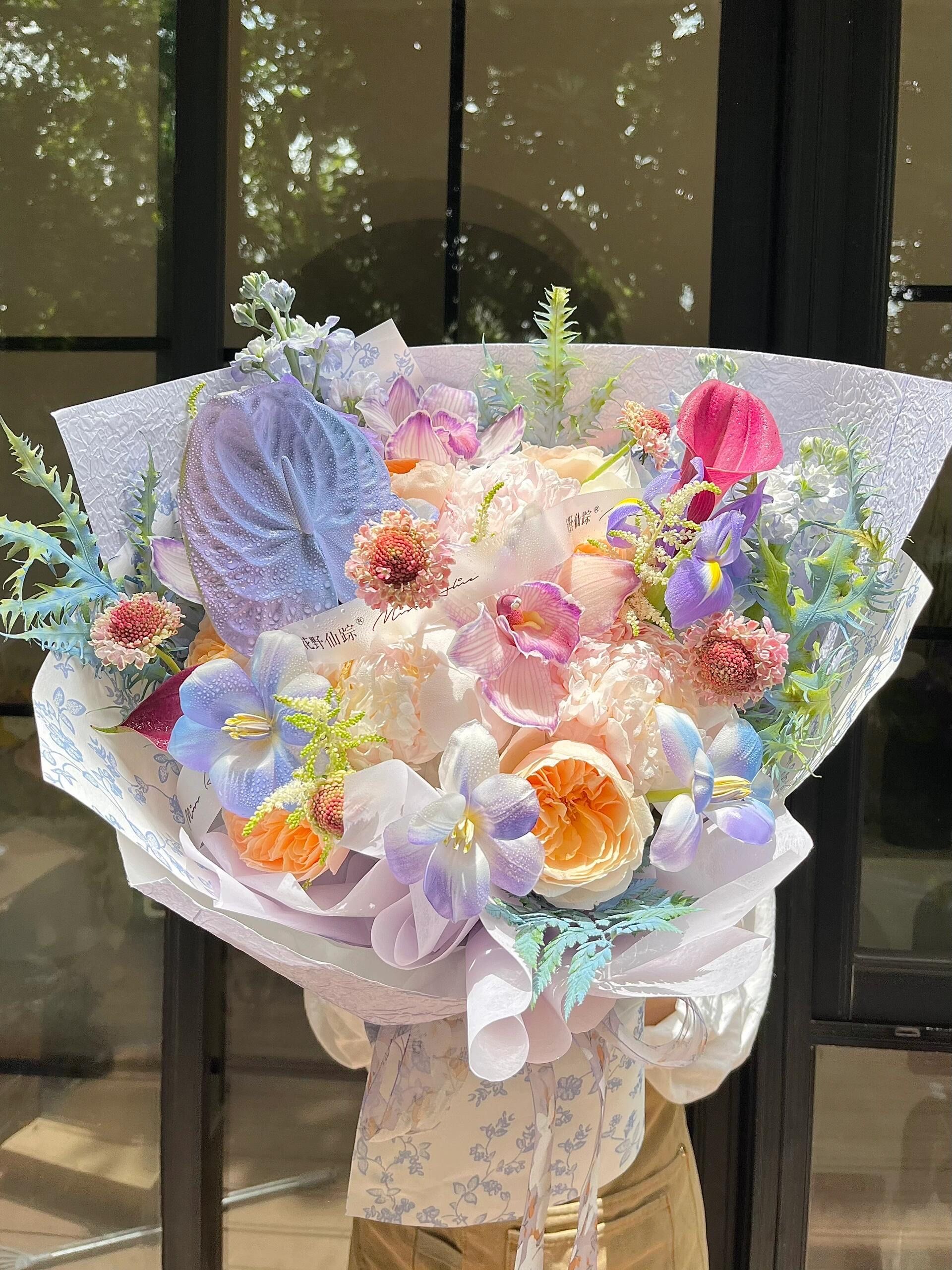 一束发光的花束